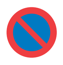 Parkering forbudt skilt