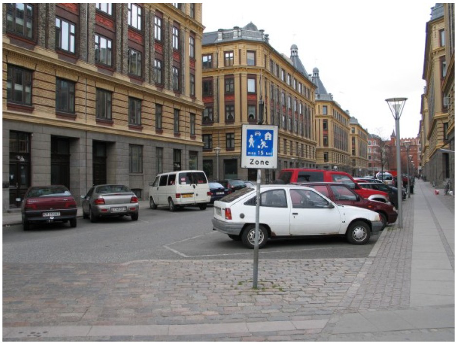 Skilt med start af lege- og opholdsområde