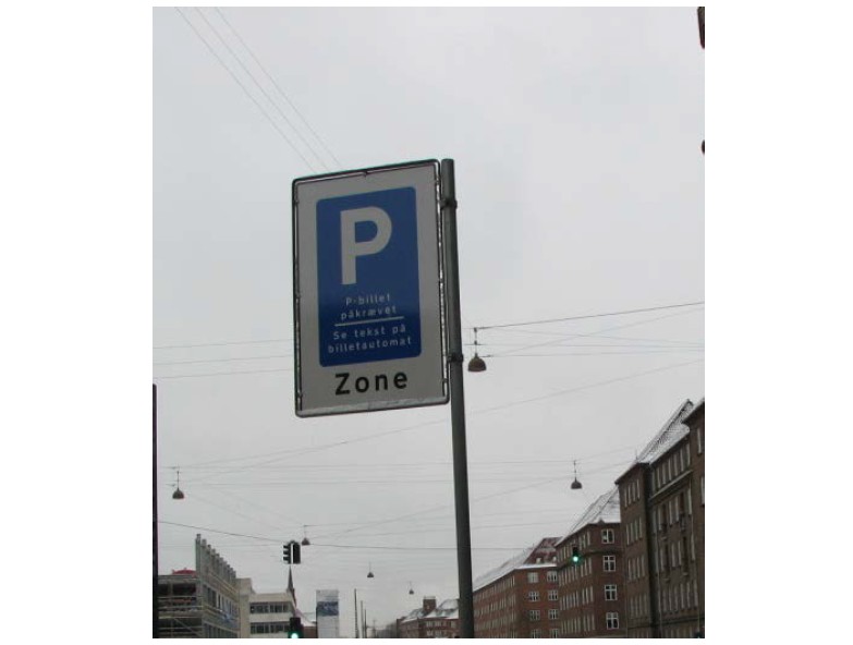 Betalingszone skilt