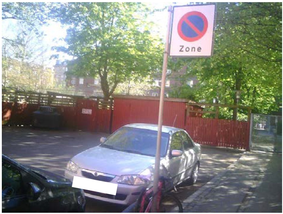 Parkering i forbudszone